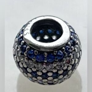 Pandora 925 Ale Blue Nautical Pave Lights Charm.